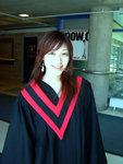 Cheru on graduation day.