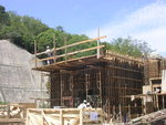 H1 1F slab scaffolding-shing