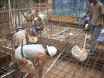 House 2 1F slab concealed conduit work [stanley]