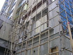 H8 1F-2F facade install-shing