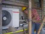 Refrigerant pipeworks for outdoor AC unit at 27F of T5 [Leo]