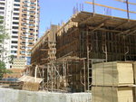H1 1F slab scaffolding-shing