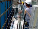 T1-1 8F Roof installation of Tempered Glass Balustrade[chung]
