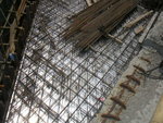 T8 8F slab steel fixing of planter