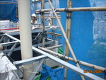 T1-1 Main Roof installation of stone cladding[chung]