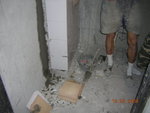 T5 - 11F refuse room wall tiling [Hang]
