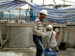 T1-1 Main Roof installation of stone cladding[chung]