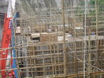 H6 roof slab scaffolding-shing