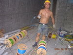 Elec. cable wiring at Flat 22 33F T3 [Leo]