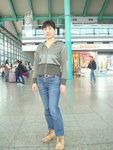 Mama ready to go shanghai by train