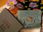 AnnaSui水晶蝴蝶扣銀包 ($950)