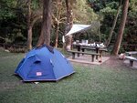 因天氣麻麻 , 個帳頂咁樣可以避免落雨時兜住Ｄ水 , 實情當晚亦真係有落雨