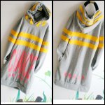 (預訂款)韓款字母+路標圖案寬鬆款連帽加厚衛衣 質料: 棉+絨 尺碼 : 衣長78cm 胸圍128cm 肩闊43cm 售$138