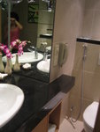 guest toilet next to the entrance