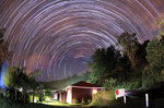 Startrail @Auberge Val Fleuri, Reunion.