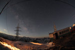 starry night @Barrel Camp,Russia