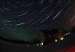 Startrails with northern light, Fairbanks