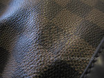 Damier canvas Leather