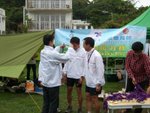 幸運地奪得混合組第二名