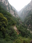 路隱藏在山峽之內