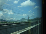 西鐵上遠望青山