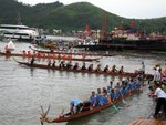 beautiful dragon boats