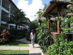 garden in hotel