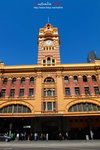 D (31) Flinders Station是墨爾本的中央火車站，建於1854年。