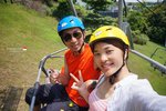 B (13) 玩完坐吊車上返黎，再玩第二轉。