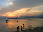 溫馨的夕陽
