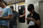 地下鐵.手機.少女