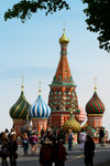 St. Basil's Cathedral, at the southern end of Red Square in Moscow.