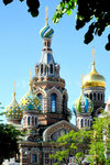 'Cathedral of Resurrection of Christ' in St. Petersburg. Resemblance of St. Basil's Cathedral in Moscow?!