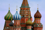 St. Basil's Cathedral was completed in 1561, to celebrate the capture of the Mongol strong-hold of Kazan.