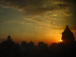 Early Morning in Urumqi, Viewing from the Hotel Window