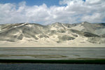 Baisha Lake in Pamirs: The Mountains Are Comprised of Very Fine Sand
