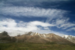 Kunlun Mountain Ranges under Spectacular Clouds