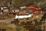 ReWuSi Monastery 熱烏寺, situated north of EChu Mountains, opposite Mt. BoWa 波瓦山.