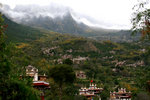 DanBa: JiaJu Tibetan Village under Mt. YaXiao. 丹巴: 在亞肖神山&#33050;下的甲居藏寨。