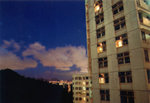 "Blue glowing 通藍", my home, 26/6/2002.