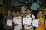 A shot with Simon(left), my team leader in Trailwalker 2000, and his colleagues.