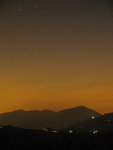 Can you see the 7 stars up there? The light below was the Lantau Camp 爛頭營.