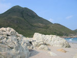 White stone at Tung Wan 東灣.