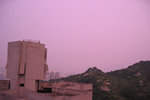 The view at dusk before a typhoon, 18/7/2005.
