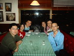 19-4-2005 Reunion dinner at Fat Angelo restaurant 3