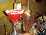 strawberry margarita and long island ice tea