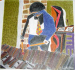 Playing on xylophone (Study on Picasso)