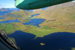 最後在飛機中俯瞰 Lofoten