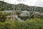 離開河口湖，向東京方向進發，漸漸遠離颱風，雨勢有所減弱