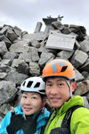 7:55am 順利登頂，奧穗高岳，海拔3,190米